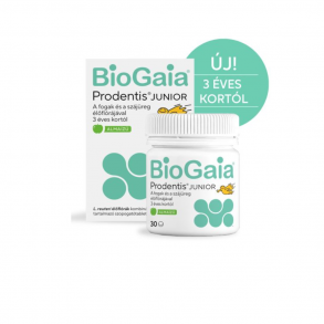 BIOGAIA PRODENTIS JUNIOR SZOPOGATÓ TABLETTA ALMA - 30X